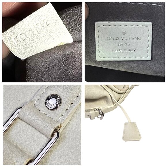 LOUIS VUITTON Leather Speedy Shoulder Bag Veau Cachemire SC Bag PM Vanille LV - Picture 14 of 16